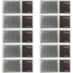Valcambi 100 x 1g Silver CombiBar - 10 Bar Bundle
