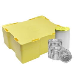 2025 Canadian Maple 1oz Silver Coin - Monster Box of 500 Coins