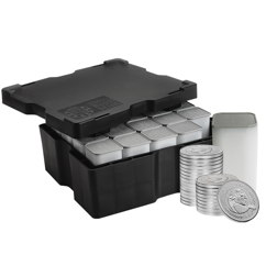2025 UK The Lion and The Eagle 1oz Silver Coin - Monster Box of 500 Coins