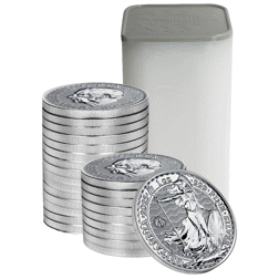 2025 UK Britannia SS Tilawa Shipwreck Privy 1oz Silver Coin - Full Tube of 25 Coins