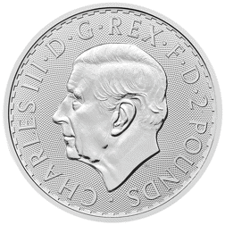 2026 UK Britannia 1oz Silver Coin - Tube of 10 Coins