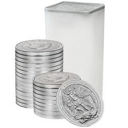 2026 UK The Angel 1oz Silver Coin - Full Tube of 25 Coins