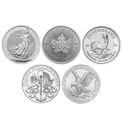 2026 Most Popular 1oz Silver Coin Collection - 5 Coins