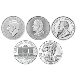 2026 Most Popular 1oz Silver Coin Collection - 5 Coins