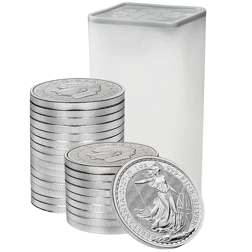 2027 UK Britannia 30th Anniversary 1oz Silver Coin - Full Tube of 25 Coins