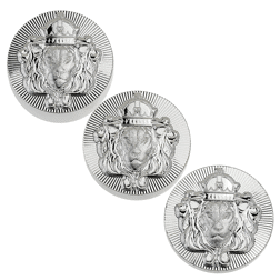 Scottsdale Mint Stacker Silver Rounds Collection, 2oz, 5oz & 100g