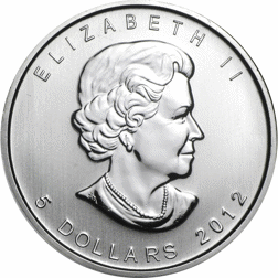 Pre-Owned 2012 Canadian Moose 1oz Silver Coin - VAT Free