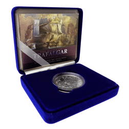 Pre-Owned 2005 UK Battle of Trafalgar Proof Silver Crown £5 Coin - VAT Free
