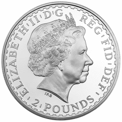 Pre-Owned 2001 UK Britannia £2 1oz Proof Silver Coin - VAT Free