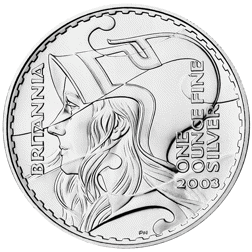 Pre-Owned 2003 UK Britannia £2 1oz Proof Silver Coin - VAT Free