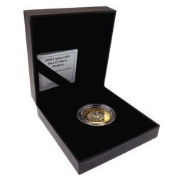 Pre-Owned 2005 UK Gunpowder Plot £2 Proof Piedfort Silver Coin - VAT Free