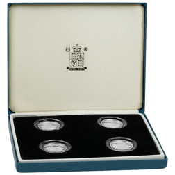 Pre-Owned 2004 UK Proof Pattern Silver 4-Coin Set - VAT Free