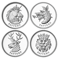 Pre-Owned 2004 UK Proof Pattern Silver 4-Coin Set - VAT Free