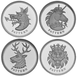 Pre-Owned 2004 UK Proof Pattern Silver 4-Coin Set - VAT Free