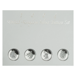 Pre-Owned 2004 UK Proof Pattern Silver 4-Coin Set - VAT Free
