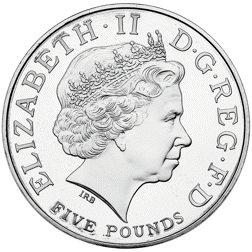 Pre-Owned 2006 UK Queen Elizabeth's 80th Birthday Piedfort Proof Silver Crown - VAT Free