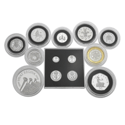 Pre-Owned 2006 Queen Elizabeth II's 80th Birthday Proof Silver 13-Coin Collection - VAT Free