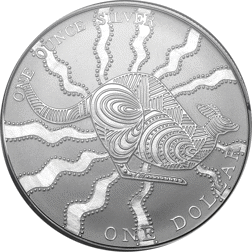 Pre-Owned 2002 Australian Kangaroo 1 Dollar 1oz Silver Coin - VAT Free