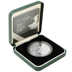 Pre-Owned 2004 UK Britannia £2 1oz Proof Silver Coin - VAT Free