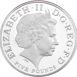 Pre-Owned 2004 UK Entente Cordiale Piedfort Proof Silver Crown Coin - VAT Free