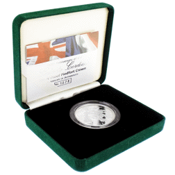 Pre-Owned 2004 UK Entente Cordiale Piedfort Proof Silver Crown Coin - VAT Free