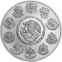 Pre-Owned Mexican Libertad 2oz Silver Coin - VAT Free