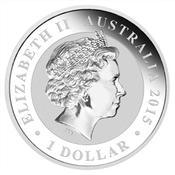 Pre-Owned 2015 Australian Kookaburra 1oz Silver Coin - VAT Free