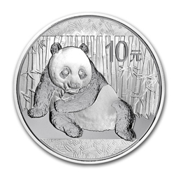 Pre-Owned 2015 Chinese Panda 1oz Silver Coin - VAT Free