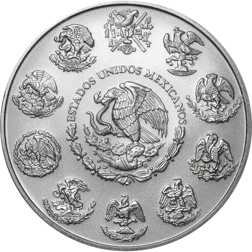 Pre-Owned Mexican Libertad 1oz Silver Coin - VAT Free - Mixed Dates