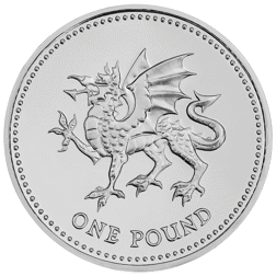 Pre-Owned 2000 UK £1 Proof Silver Coin - VAT Free