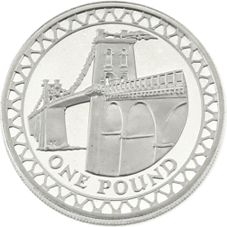 Pre-Owned 2005 UK £1 Proof Silver Coin - VAT Free