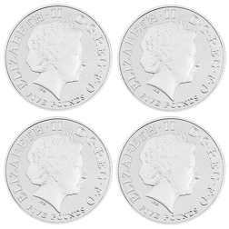 Pre-Owned 2012 UK Proof Countdown to London 2012 £5 Silver 4-Coin Collection- VAT Free