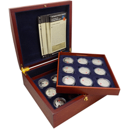 Pre-Owned 2004 UK Proof Route to Victory £5 Silver Coin Collection - VAT Free