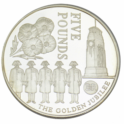 Pre-Owned UK 2003 Proof Golden Jubilee 24 Silver Coin Collection - VAT Free