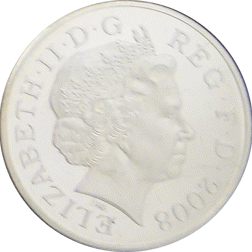 Pre-Owned 2008 UK Coinage Royal Shield of Arms Piedfort Proof Silver 7-Coin Collection - VAT Free