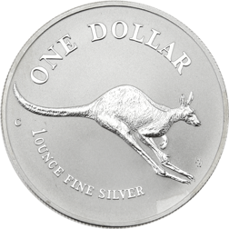 Pre-Owned 1994 Australian Kangaroo 1 Dollar 1oz Silver Coin - VAT Free