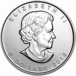 Pre-Owned 2013 Canadian Antelope 1oz Silver Coin - VAT Free