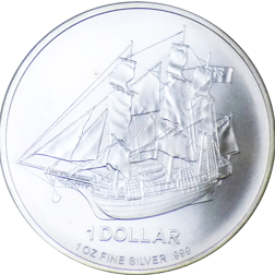 Pre-Owned 2009 Cook Islands 1 Dollar Silver Coin - VAT Free