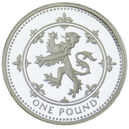 Pre-Owned 1994 UK £1 Proof Design Silver Coin - VAT Free