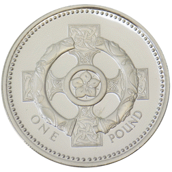 Pre-Owned 1996 UK £1 Proof Design Silver Coin - VAT Free