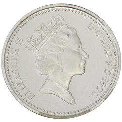 Pre-Owned 1996 UK £1 Proof Design Silver Coin - VAT Free