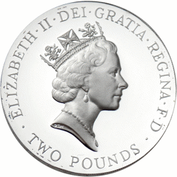 Pre-Owned 1996 UK 'A Celebration of Football' £2 Silver Proof Design Coin - VAT Free