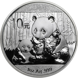 Pre-Owned 2012 Chinese Panda 1oz Silver Coin - VAT Free