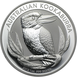Pre-Owned 2012 Australian Kookaburra 1oz Silver Coin - VAT Free