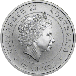 Pre-Owned 2016 Australian Tiger Shark 1/2oz Silver Coin - VAT Free