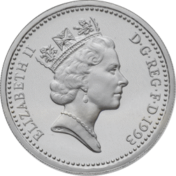 Pre-Owned 1993 UK £1 Proof Silver Coin - VAT Free