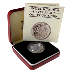 Pre-Owned 1983 UK £1 Silver Proof Coin - VAT Free