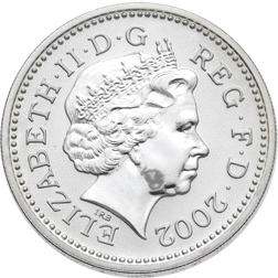 Pre-Owned 2002 £1 Proof Design Silver Coin - VAT Free