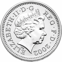 Pre-Owned 2002 £1 Proof Design Silver Coin - VAT Free