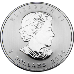 Pre-Owned 2014 Canadian Arctic Fox 1.5oz Silver Coin - VAT Free